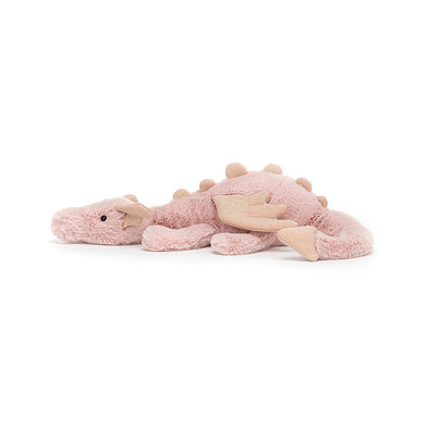 Jellycat Rose Dragon Little side view